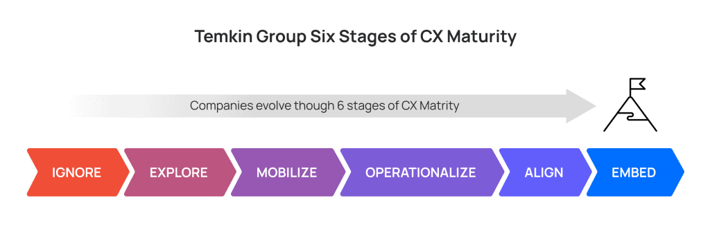 Temkin group’s dx maturity stages