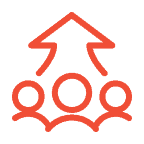 Workflow teamwork increasing arrow 1